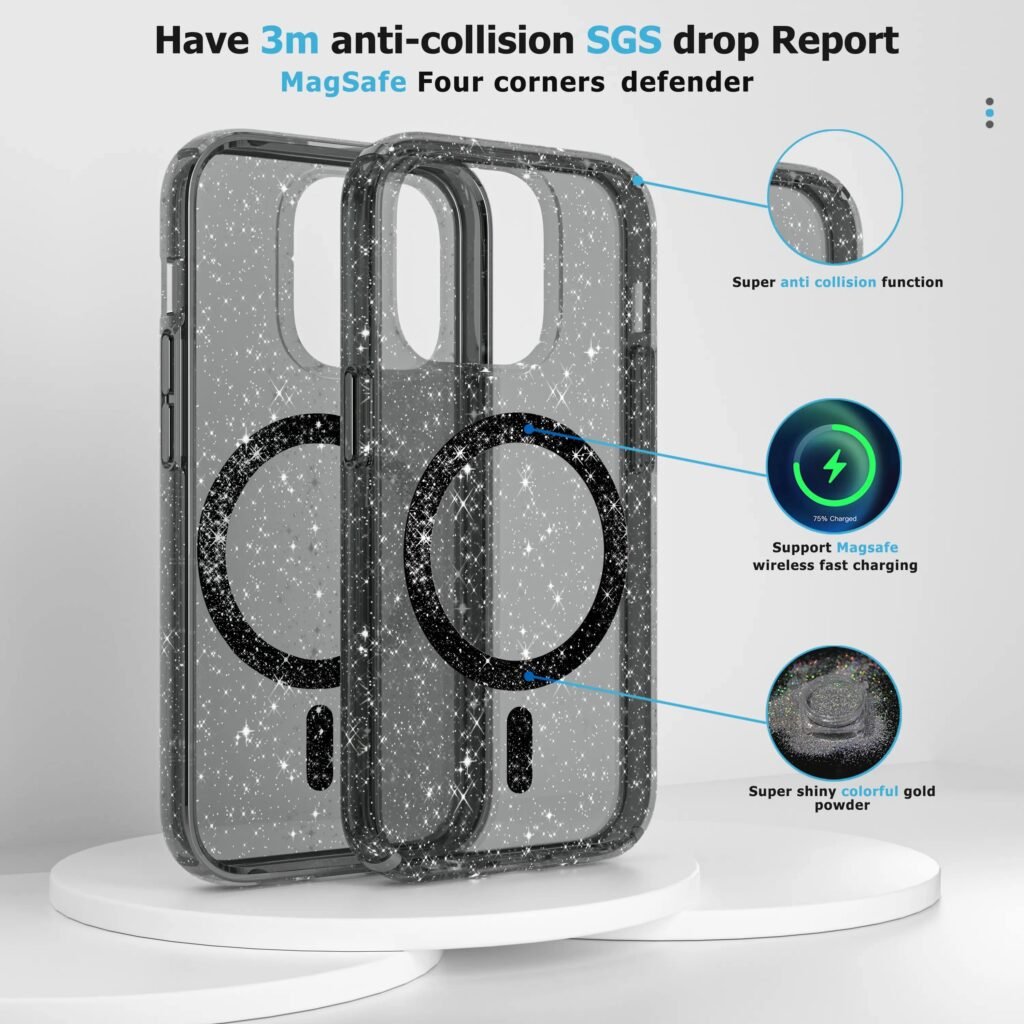 2M anti-collision phone case black