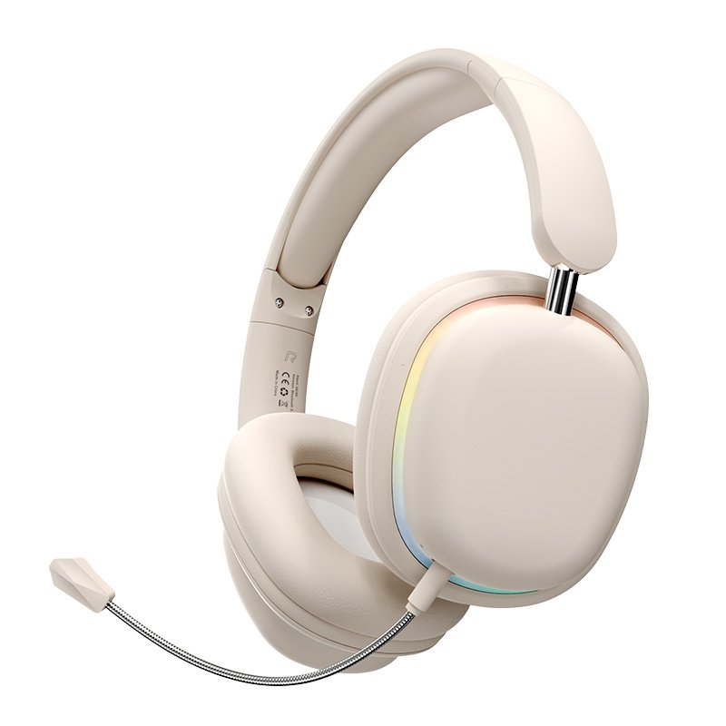 Wireless Gaming Headset Headphones champagne