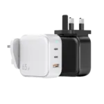 Phone charger adapter with triangular plug
