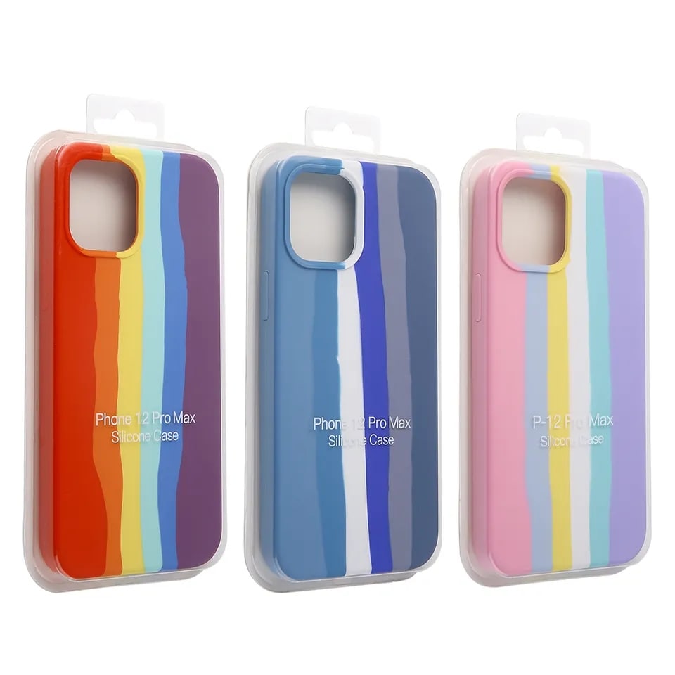 Rainbow Stripes Protective Phone Case