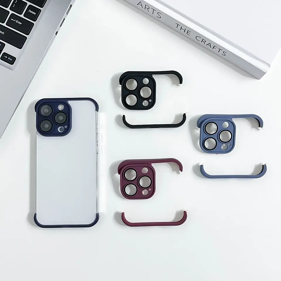 Real Bare Four Corner Protector For iPhone