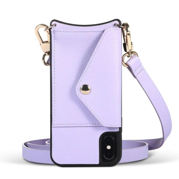 Crossbody Wallet Phone Case With Lanyard