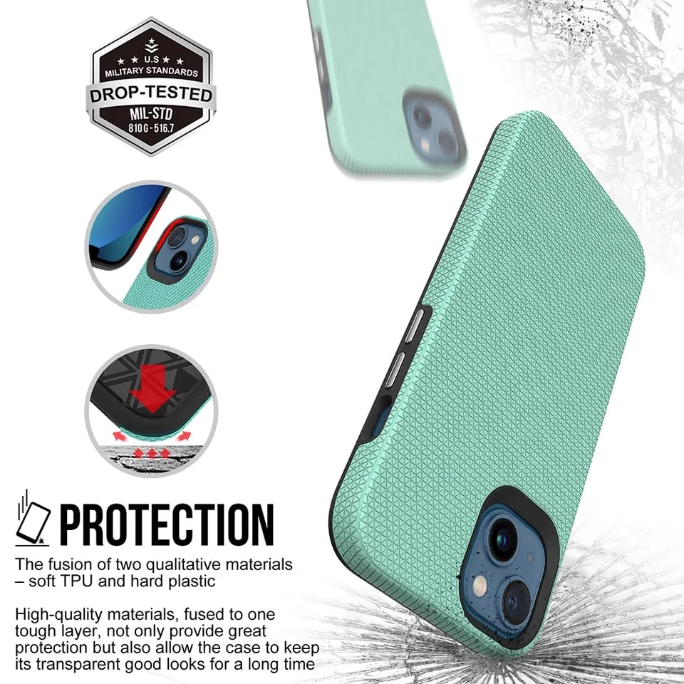 Detachable 2 in 1 Protective iPhone Case