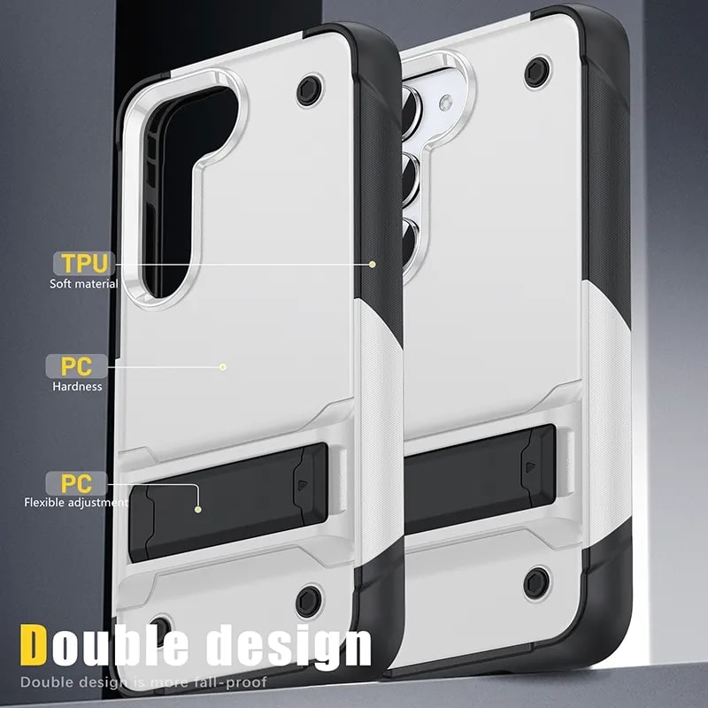 Hybrid Case With Kickstand For Samsung S23