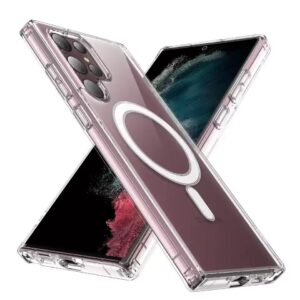 Capa para telemóvel Samsung S23 ultra acrílica transparente