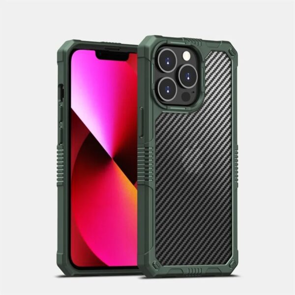 Carbon Fiber Frosted iPhone Cover