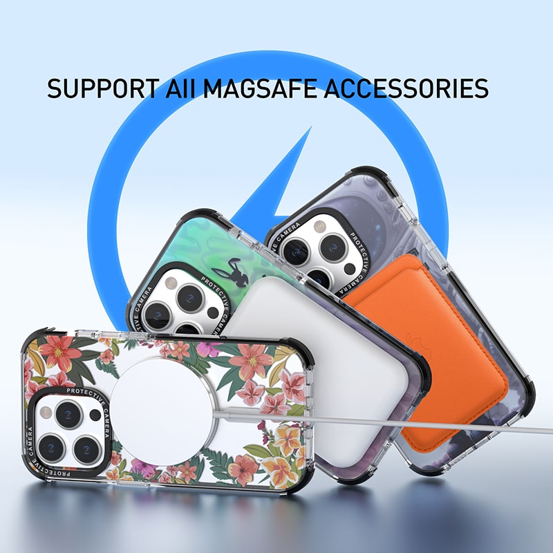 Capa de telemóvel floral para iPhone 14 Pro Max