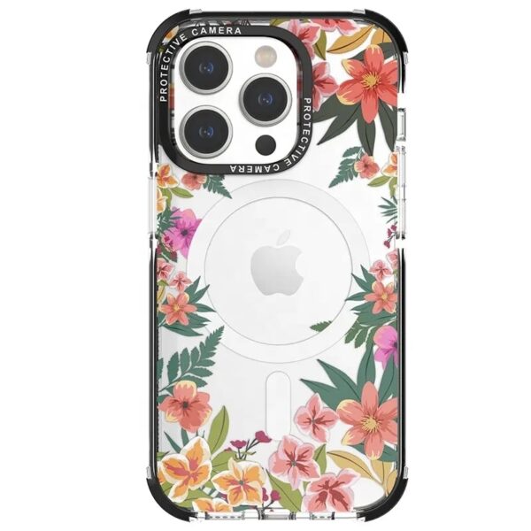 Coque florale pour iPhone 14 Pro Max