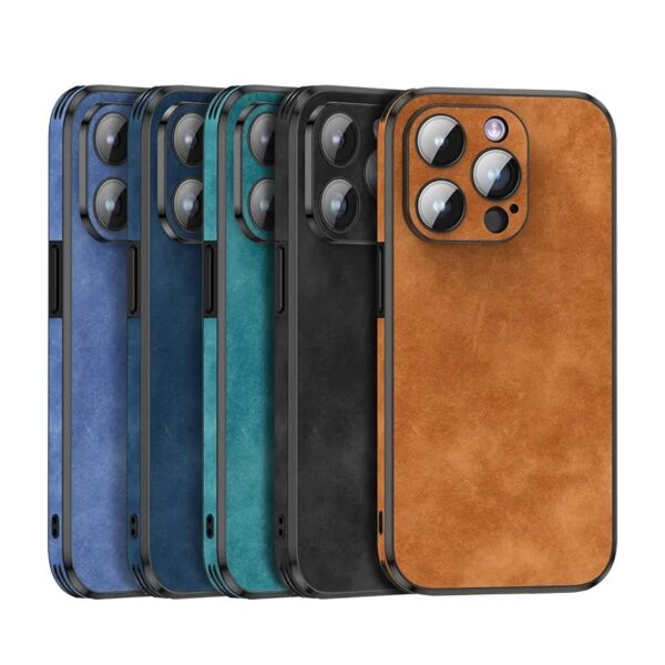 Luxury Leather Phone Cover For iPhone