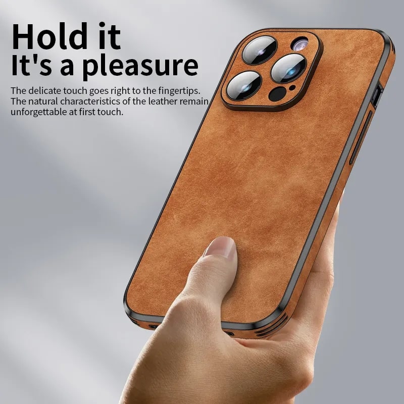 Luxury Leather Phone Cover For iPhone