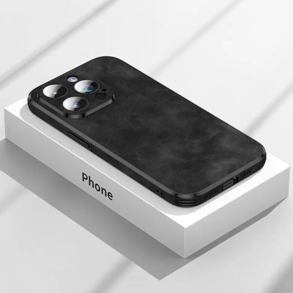 Luxuriöse Leder-Telefonhülle für iPhone