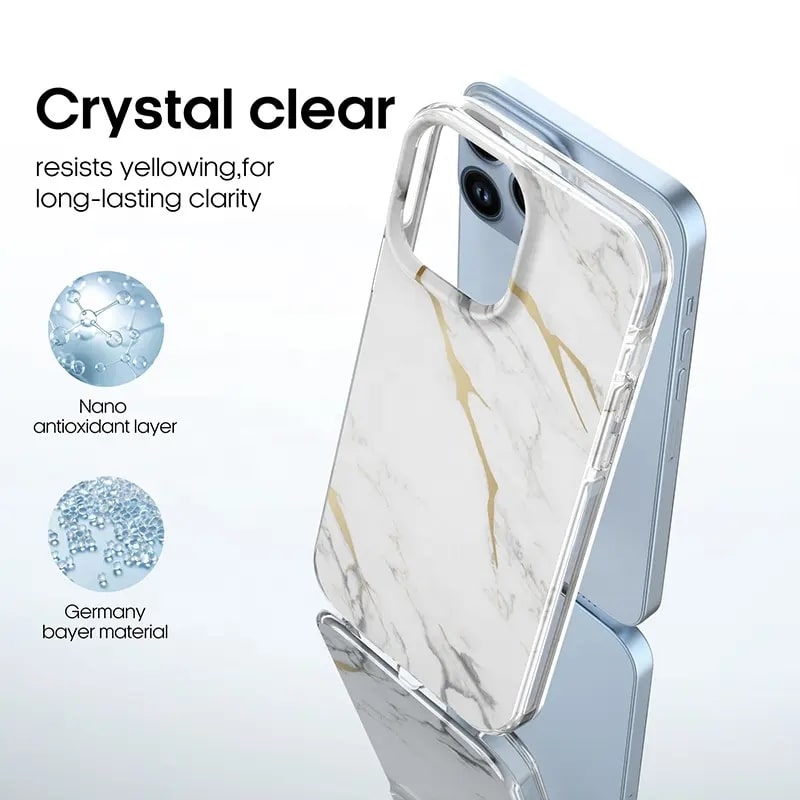 Marble IML Hybrid Phone Case