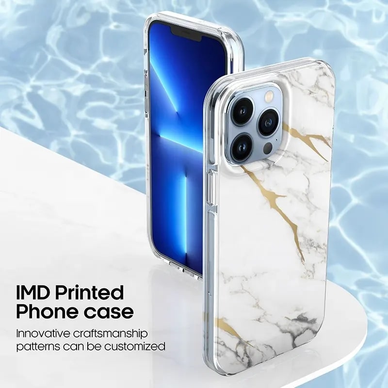 Marble IML Hybrid Phone Case