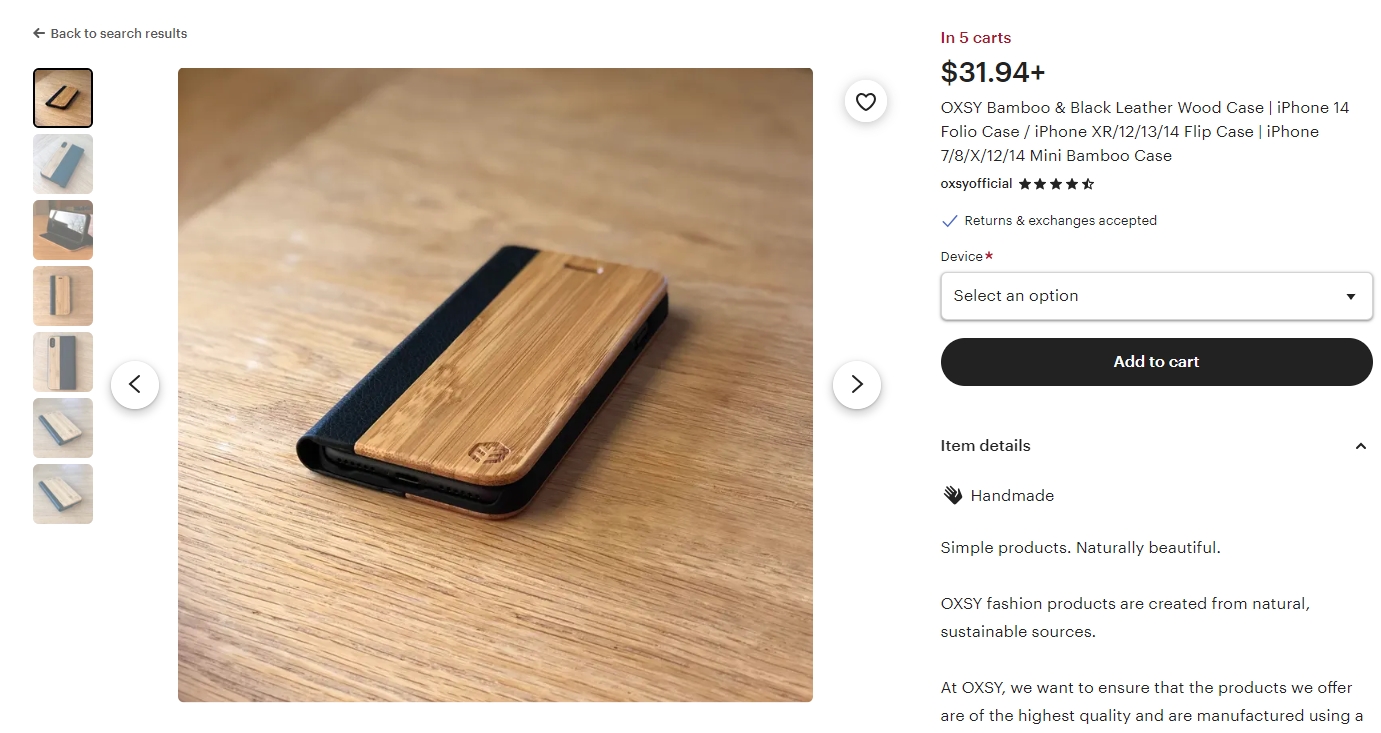 eco friendly bamboo case for iphone 15