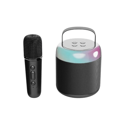 altavoz inalámbrico karaoke con micrófono