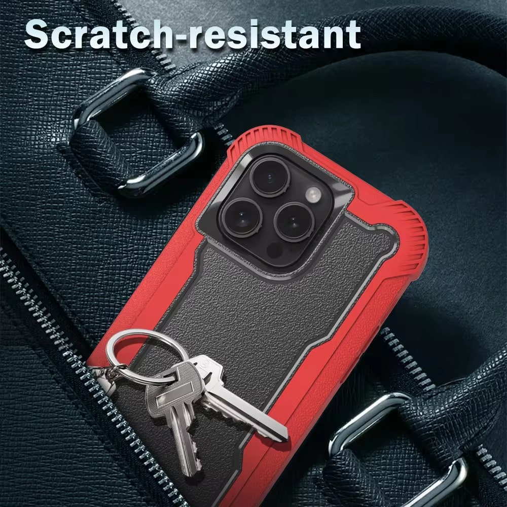 armor rugged phone case rojo