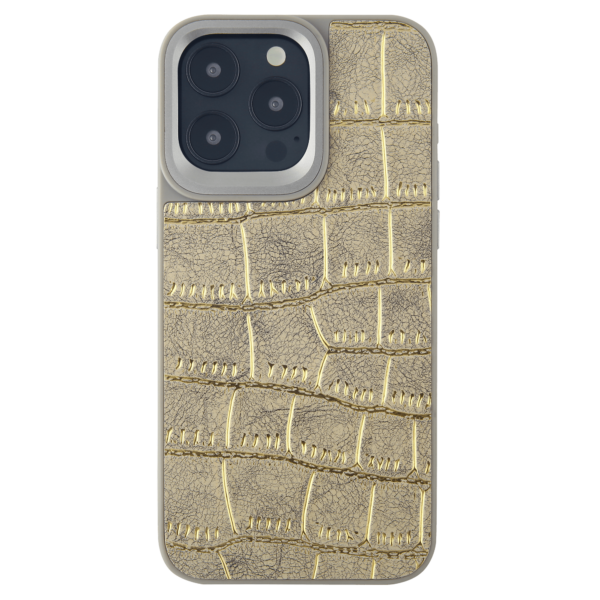 crocodile skin leather case