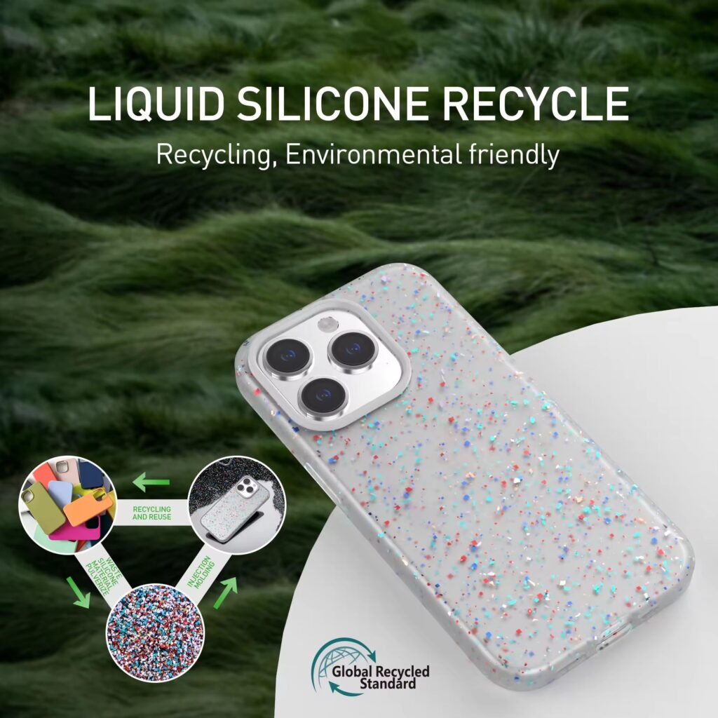 oriëntatie recyclebaar vloeibaar siliconen hoesje