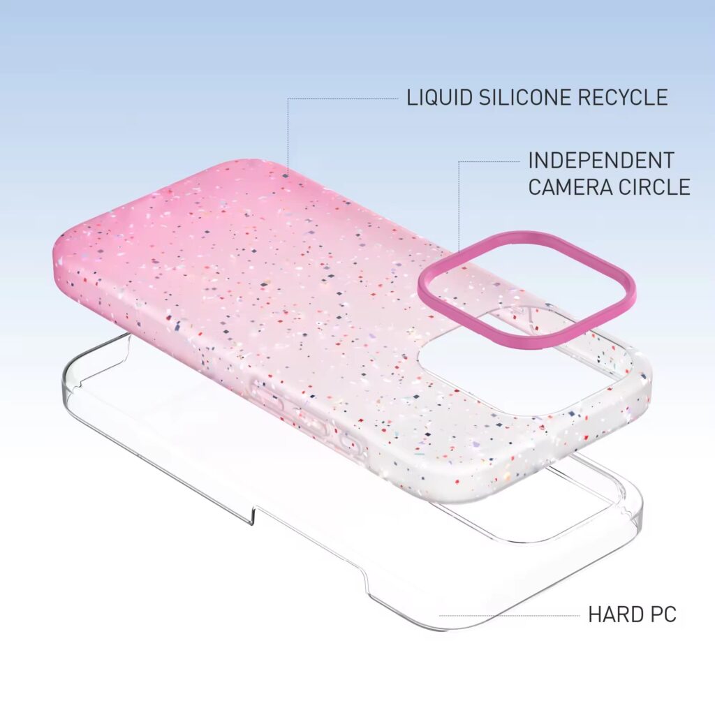 orientation recyclable liquid silicone case