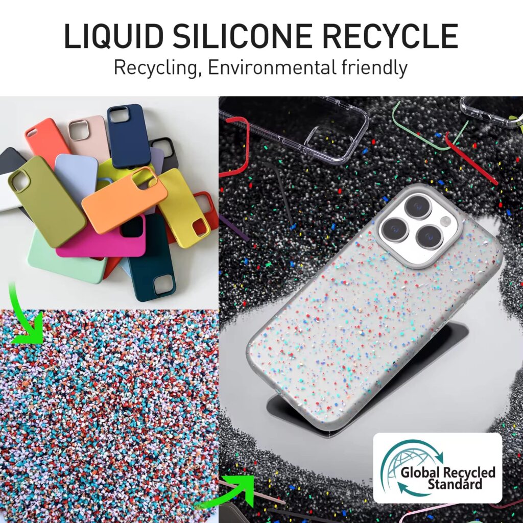 orientation étui en silicone liquide recyclable
