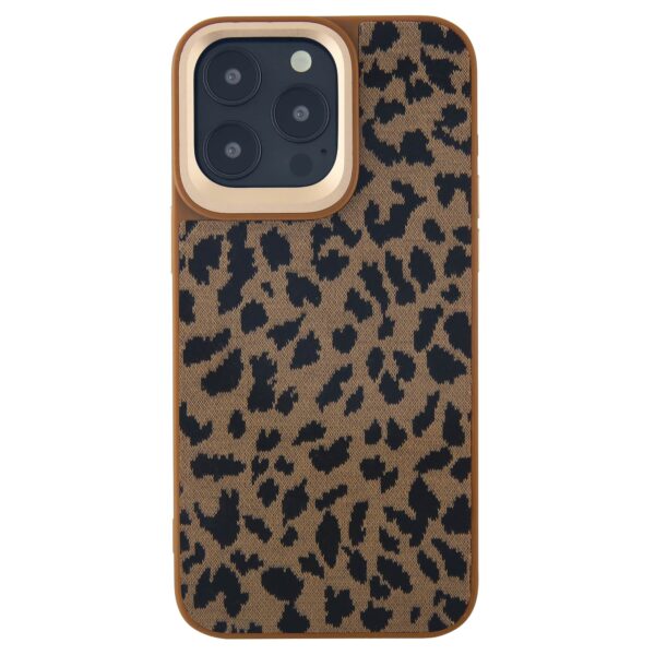 TPU com capa em tecido de leopardo