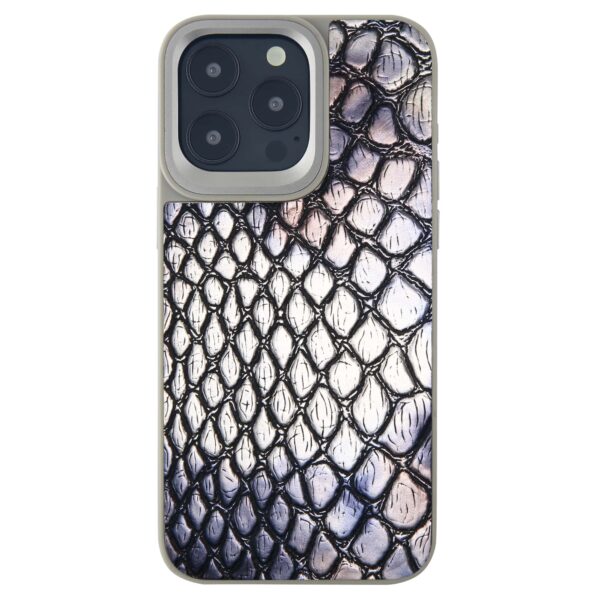 gradient colorful crocodile iphone 15 pro case