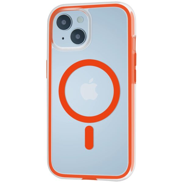 magnetic back case with flexible airbag deep orange