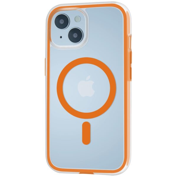 magnetic back case with flexible airbag orange