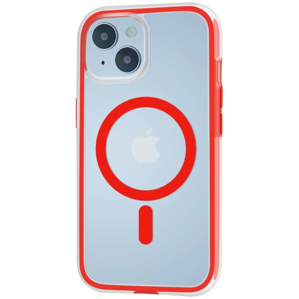 magnetic back case with flexible airbag red