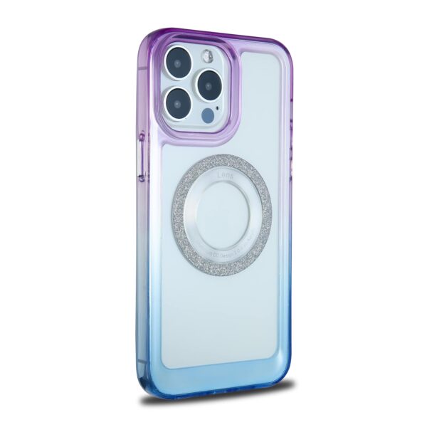 mix colorful gradient iphone case purple blue