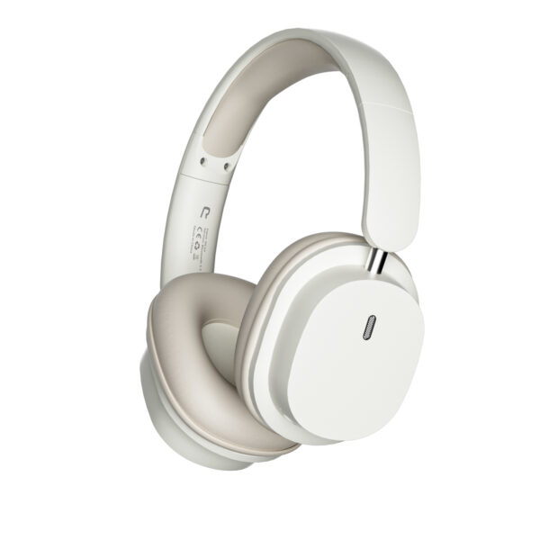 Active Noise Cancelling Bluetooth Headphone white