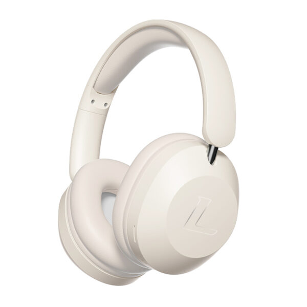 Auriculares Bluetooth inalámbricos over Ear blanco leche