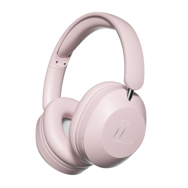 Cuffie Bluetooth over ear senza fili rosa